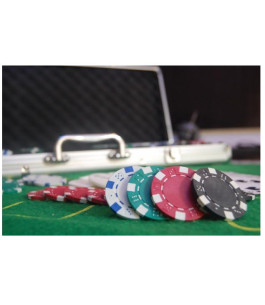 Zestaw do pokera  - 500 żetonów 11,5 grama